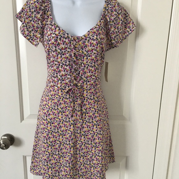NWT NORDSTROM  ROW A Floral Dress. Size S - Picture 1 of 5